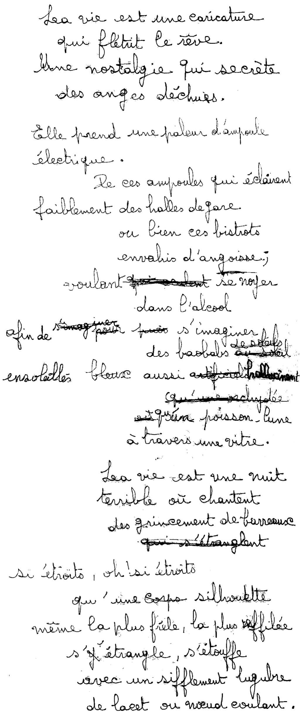 manuscrit du poème 2571b